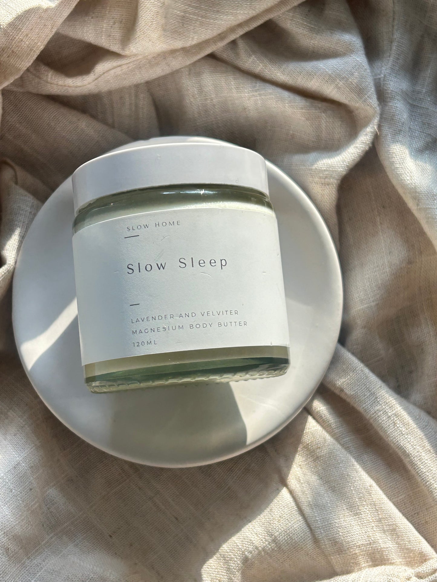 Slow Sleep Magnesium Body Butter – Organic, High-Grade Magnesium - Relaxation for Restful Sleep
