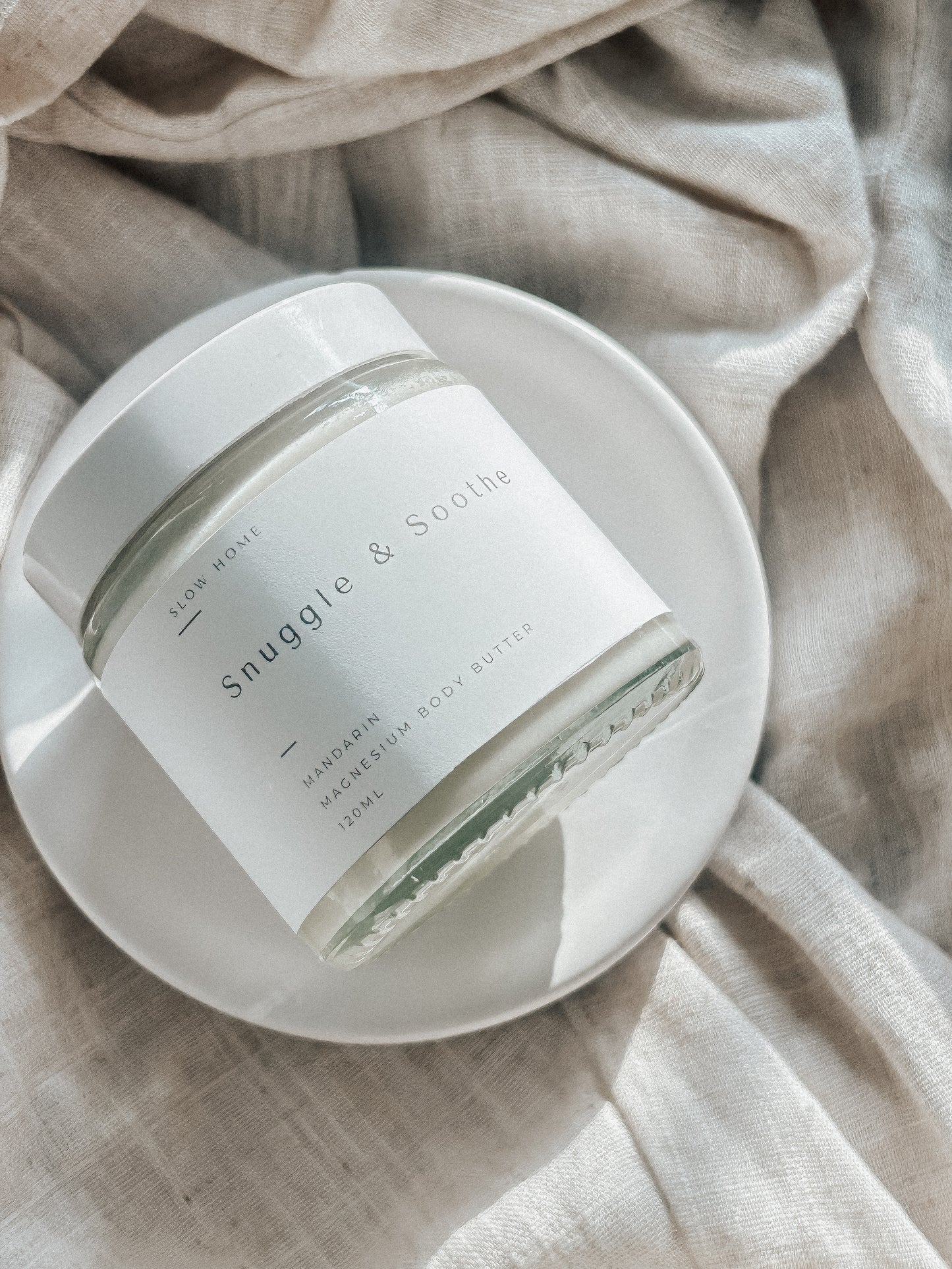 Snuggle and Soothe Magnesium Body Butter for Kids - Organic Mandarin and Magnesium Blend