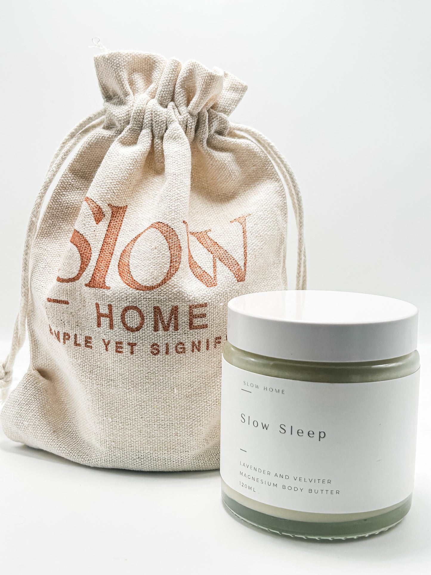 Slow Sleep Magnesium Body Butter – Natural Sleep Support with Lavender Essential Oils (9+)