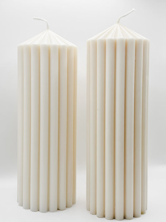 Aurora // Luxurious Candles UK / Scented Pillar Candles // Minimalist Decor