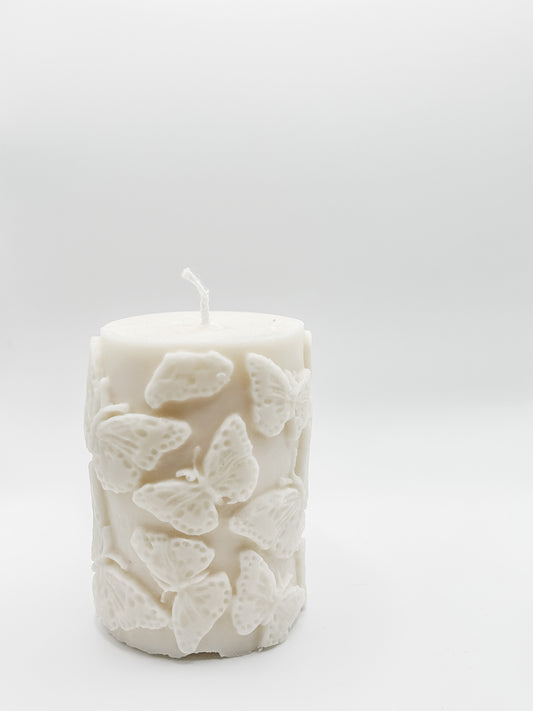 BUTTERFLY CANDLE / PILLAR CANDLE / BIRTHDAY GIFT / GIFT IDEAS