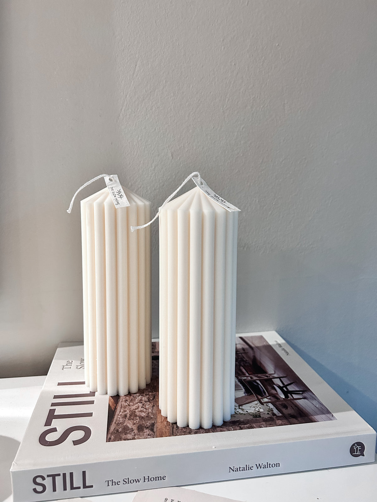 Aurora // Luxurious Candles UK / Scented Pillar Candles // Minimalist Decor