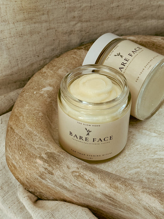 Bare Face | Nourishing Beef Tallow Face Cream for Natural Skincare |  Moisturiser